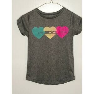Carter’s Girl’s Top Size 8/Hearts Live Love Play